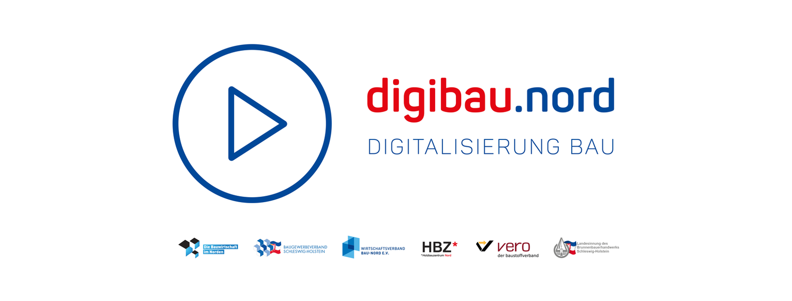 Logo digibau.nord mit Logos